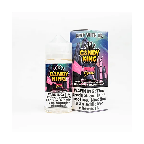 Candy King Pink Squares 100ml Vape Juice