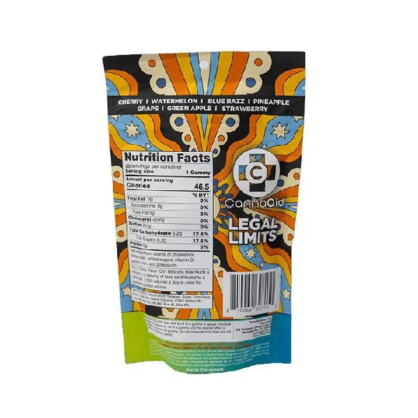 CannaAid Delta 9 THC Gummies 500mg Bag - Image 2