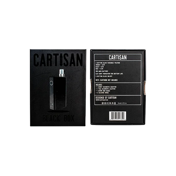 Cartisan Black Box – Discreet 900mAh 510 Battery - Image 8