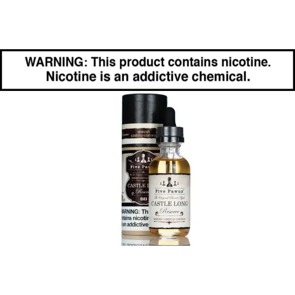 Castle Long Reserve By Five Pawns E-Liquid 60ml