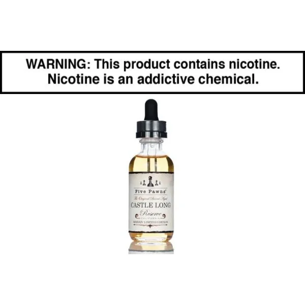 Castle Long Reserve By Five Pawns E-Liquid 60ml - Image 2