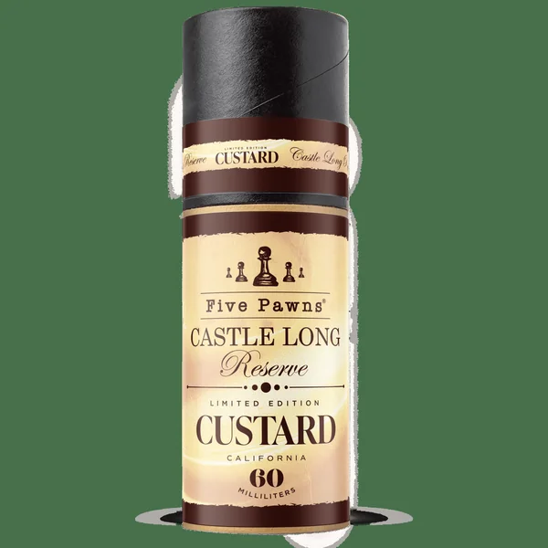 Castle Long Reserve Limited Custard Edition - Five Pawns - 60mL - Image 3