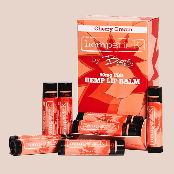 CBD Lip Balm UK | Cherry Cream | BHANG | 50mg CBD - Image 2
