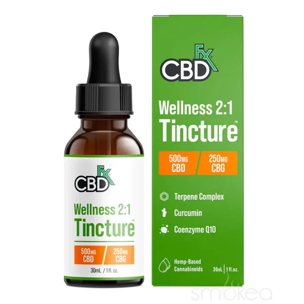 CBDfx CBD + CBG Wellness Oil Tincture