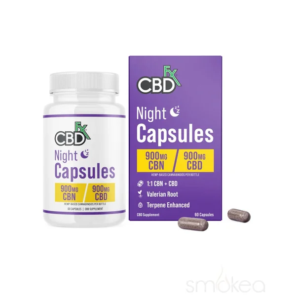 CBDfx CBD + CBN Night Capsules