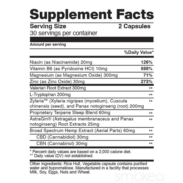CBDfx CBD + CBN Night Capsules - Image 3