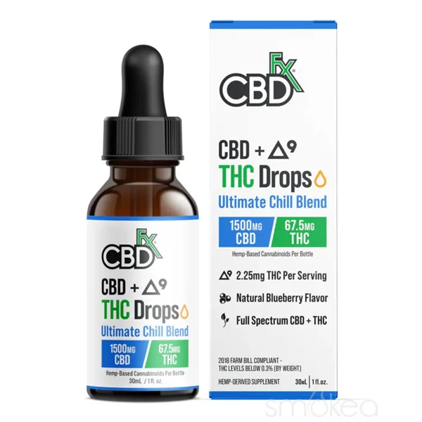 CBDfx CBD + THC Ultimate Chill Tincture