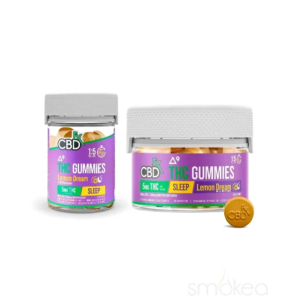 CBDfx Delta 9 THC + CBD Gummies - Lemon Dream