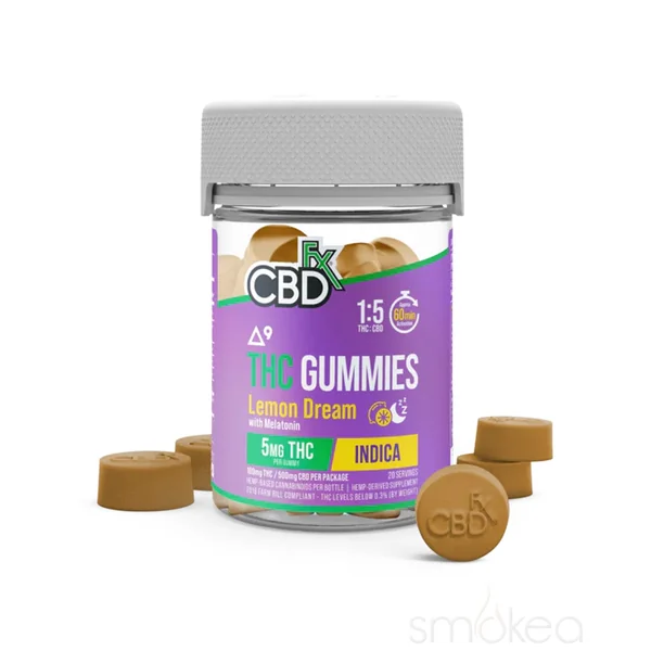 CBDfx Delta 9 THC + CBD Gummies - Lemon Dream - Image 2