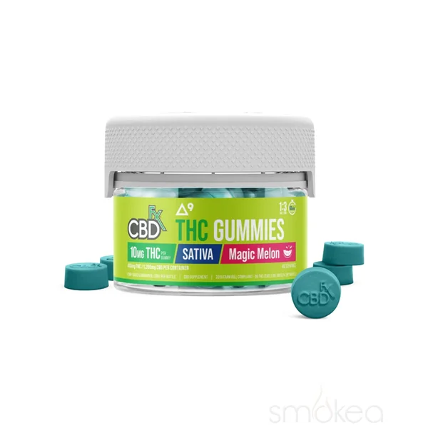 CBDfx Delta 9 THC + CBD Gummies - Magic Melon - Image 4