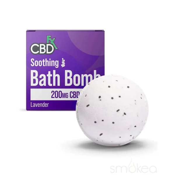 CBDfx Soothing CBD Bath Bomb - Lavender
