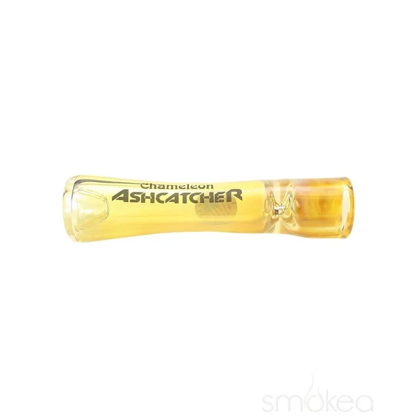 Chameleon Glass Ashcatcher Chillum Pipe - Image 3