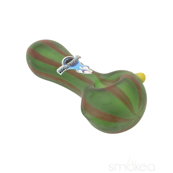Chameleon Glass Pin Stripe Spoon Hand Pipe - Image 2