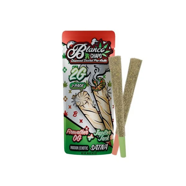 Chapo Blanco Diamond Dusted Duo THCA Pre Rolls