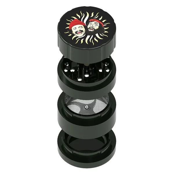 Cheech and Chong Up In Smoke Up In Smoke 40th Anniversary 53mm 4-Piece Grinder - Image 7