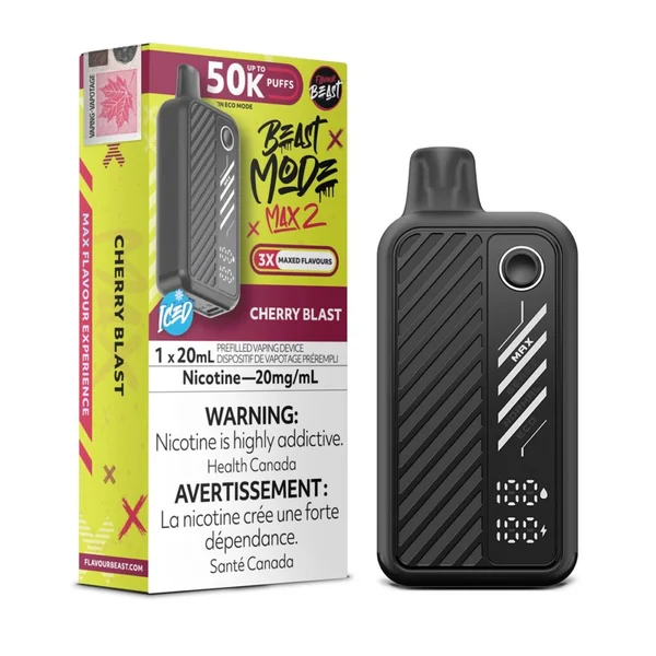 Cherry Blast Flavour Beast Mode Max 2 | 50K Puffs - VapeLoft