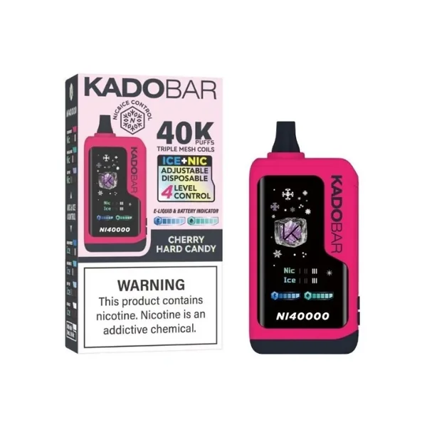 Cherry Hard Candy - Kado Bar NI40K - Ice + Nic Control