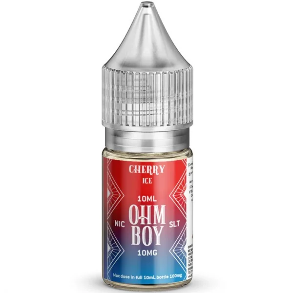 Cherry Ice Nic Salt 10ml E Liquid By Ohm Boy SLT