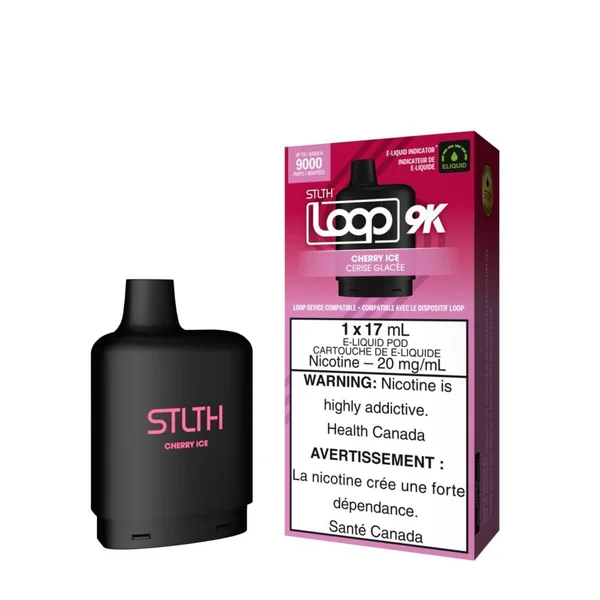 Cherry Ice STLTH Loop 9K Pod | 17mL - VapeLoft