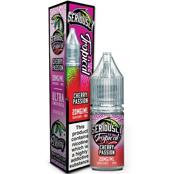 Cherry Passion Nic Salt E Liquid 10ml By Seriously Tropical