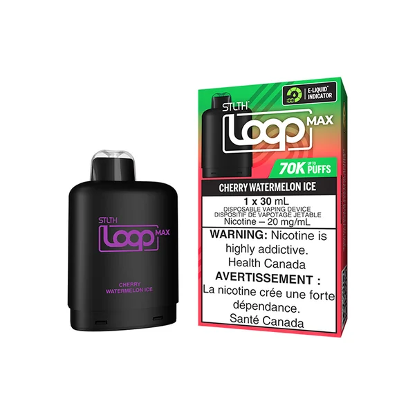 Cherry Watermelon Ice STLTH Loop Max Pod | 30mL - VapeLoft