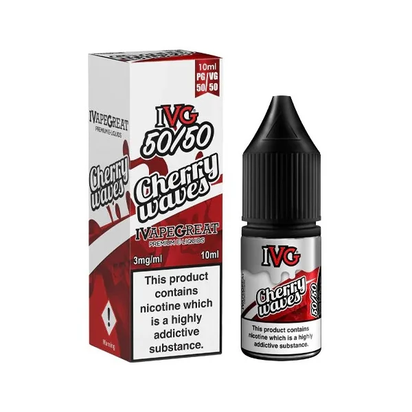 Cherry Waves E Liquid 50/50 10ml By IVG