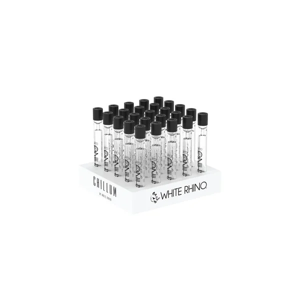 Chillum With Silicone Cap - 25 Count Display