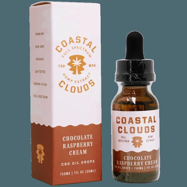 Chocolate Raspberry Cream FULL Spectrum CBD by Coastal Clouds CBD (30ml)(ON SALE)