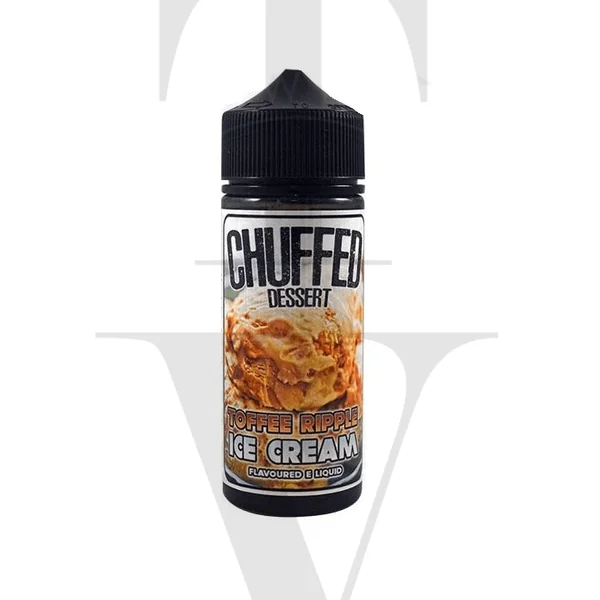 CHUFFED TOFFEE RIPPLE ICE CREAM 100ML SHORTFILL E-LIQUID