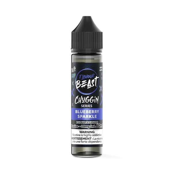 Chugging Blueberry Sparkle Iced - Flavour Beast E-Liquid | VapeLoft