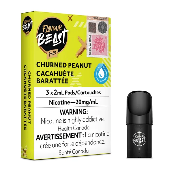 Churned Peanut Flavour Beast Pods | 2mL - VapeLoft
