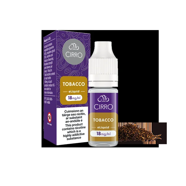 Cirro eLiquid Bottle Tobacco - Image 3