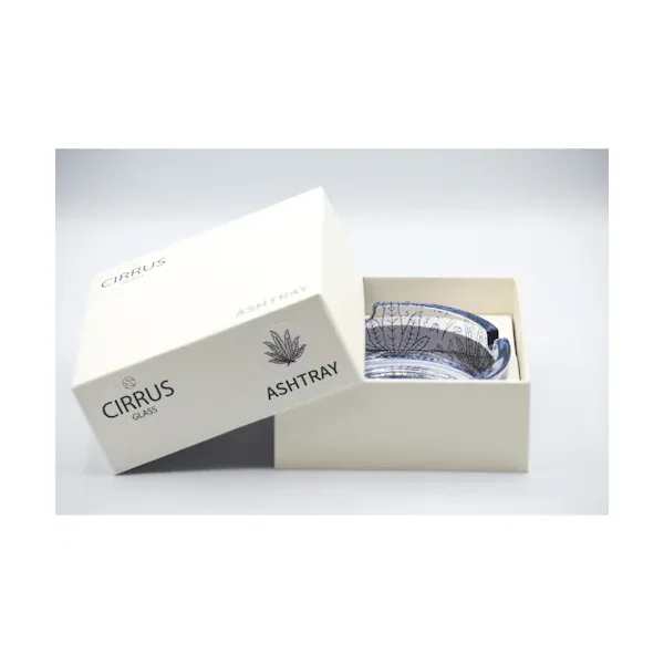 Cirrus Glass – Ashtray – Blue Sativa - Image 2