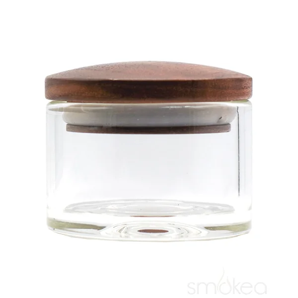 Cirrus Glass Natural Jar