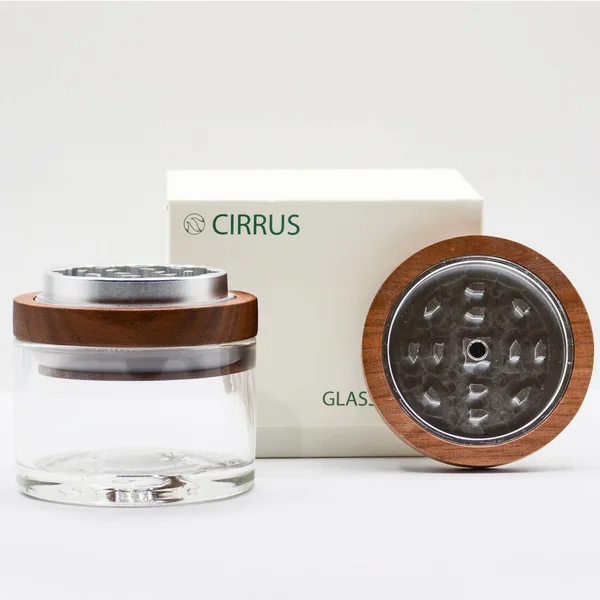 Cirrus Glass Natural Jar Grinder - Image 2