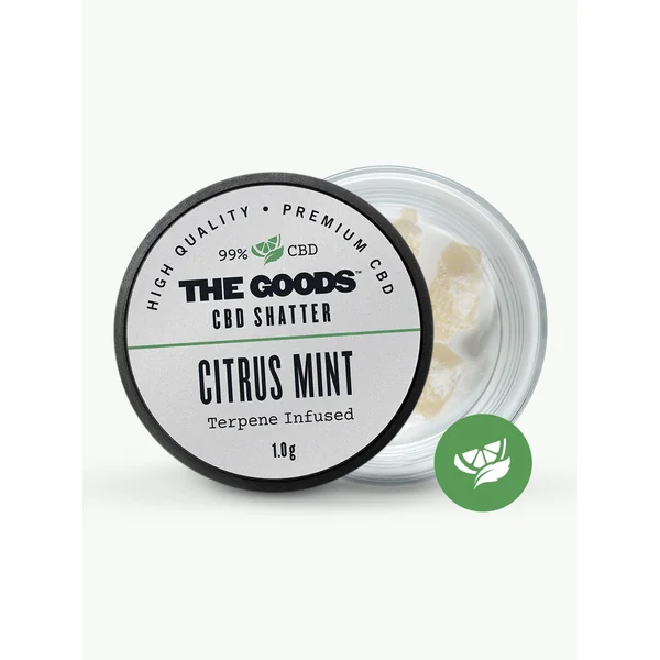 CITRUS MINT CBD ISOLATE SHATTER UK