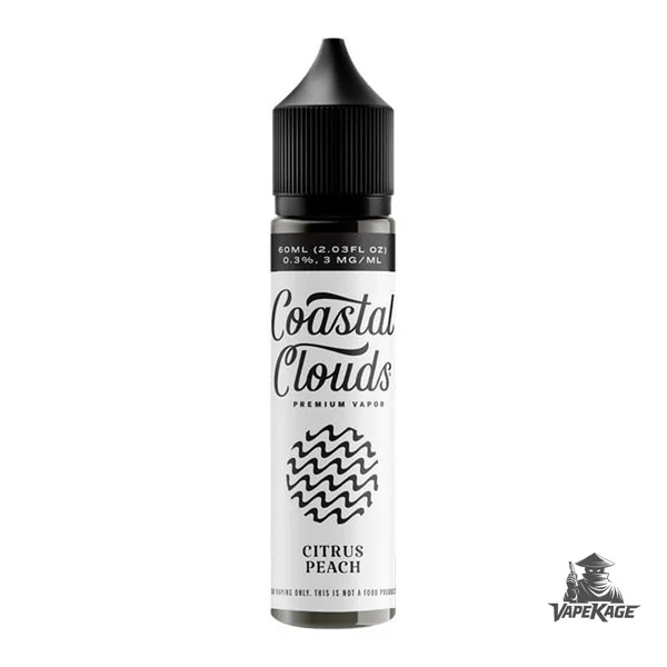 Citrus Peach — Coastal Clouds 60mL Freebase