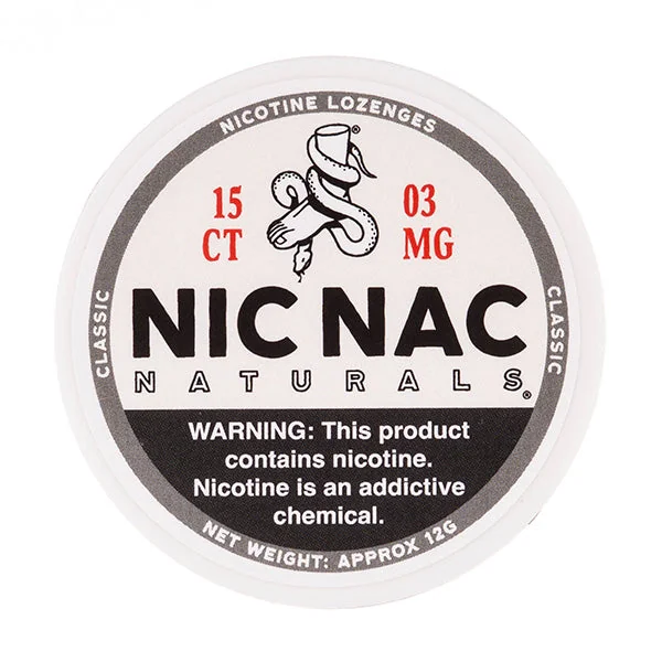 Classic Nicotine Lozenges by Nic Nac Naturals