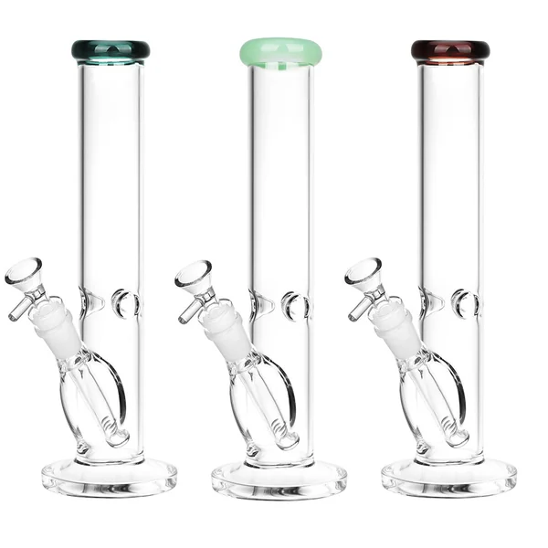 Classic Straight Tube Water Pipe | 14mm F | Colors Vary - Image 6