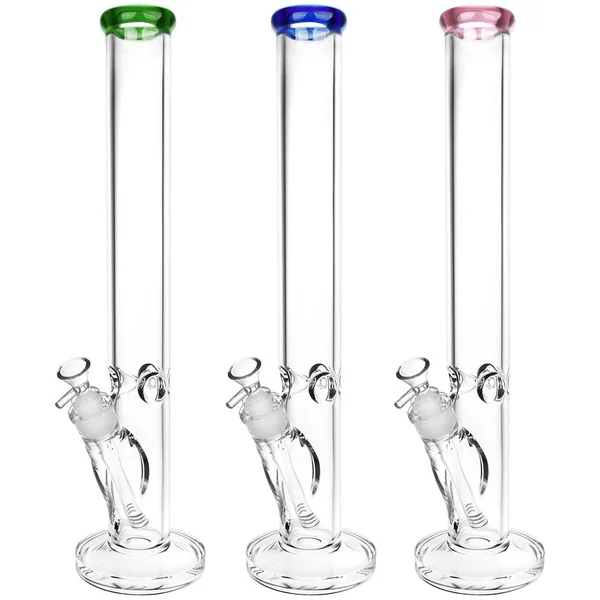 Classic Straight Tube Water Pipe | 14mm F | Colors Vary - Image 7