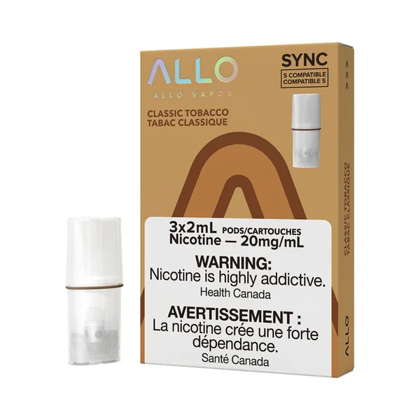 Classic Tobacco ALLO Sync Pods | 3 Pack - VapeLoft