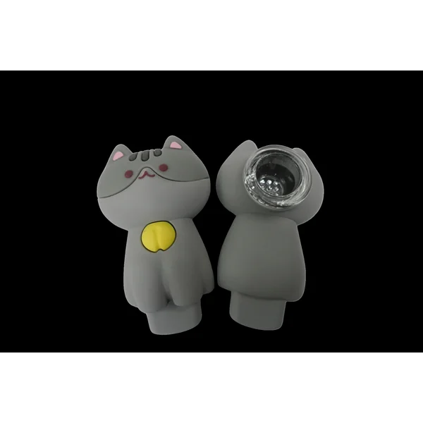 Cloud 8 Silicone Cat Hand Pipe