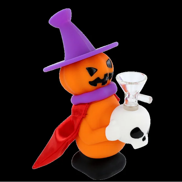Cloud 8 Silicone Jack O'Lantern Witch Mini Bong