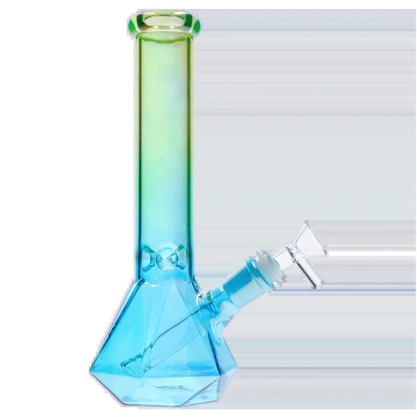 Cloud Cali Ombré Faceted Base Bong - 10 in.