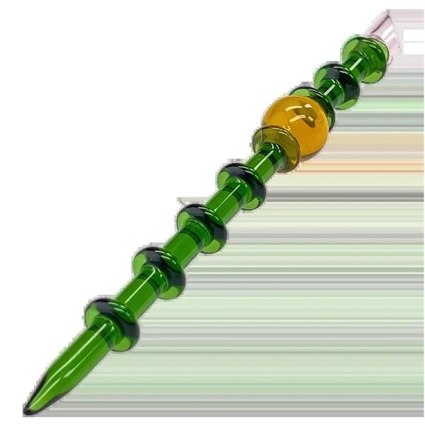 Cloud Cali Ringed Glass Dab Tool w/ Scoop - 8 in. - Image 5