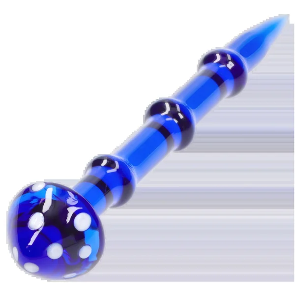 Cloud Cali Spotted Mushroom Glass Dab Tool - 4.5 in. - Image 2