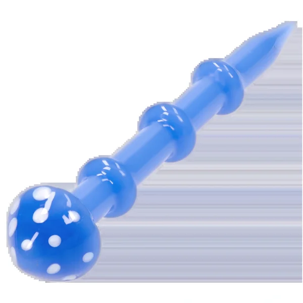 Cloud Cali Spotted Mushroom Glass Dab Tool - 4.5 in. - Image 3