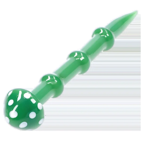 Cloud Cali Spotted Mushroom Glass Dab Tool - 4.5 in. - Image 5