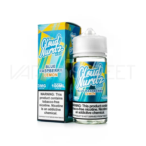Cloud Nurdz Iced TFN Blue Raspberry Lemon (100ml)