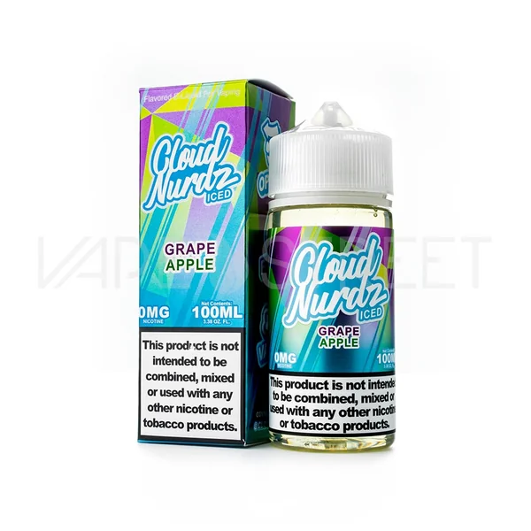 Cloud Nurdz Iced TFN Grape Apple (100ml)